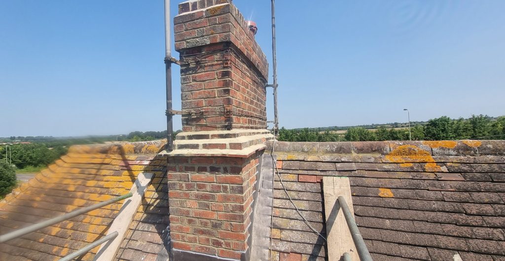 Chimney repointing in Reading property